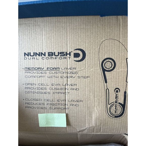 Nunn Bush - Men Size 13M Memory Foam Dual Comfort Brown 2 Strap Sandals NEW main image 5